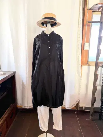 프랑스 빈티지 원피스 얇은 소재 cotton