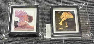 지저귀는 새는 날개짓하지 않아 마그넷 부착 프레임 2종