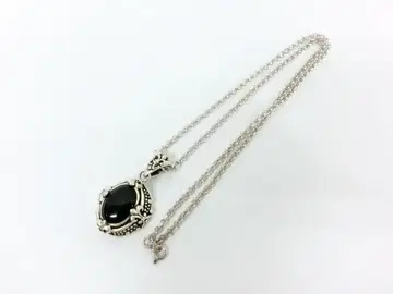 silver925 오닉스 크라운 펜던트 탑 실버925