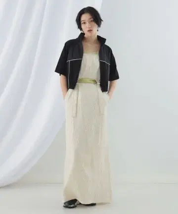 [ 새상품급 ] RayBEAMS 라메 링크 뷔스티에 원피스