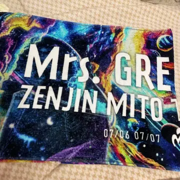 Mrs. GREEN APPLE 타월 젠진미도와 벨트라움