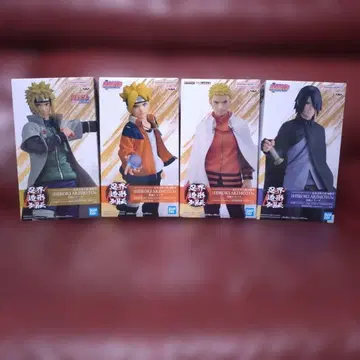 NARUTO 인계 조형 열전 나루토 미나토 볼트 사스케 피규어 세트B