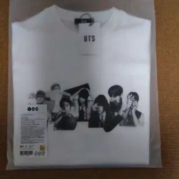 BTS 아리랑 집합 화이트 T셔츠 S 사이즈