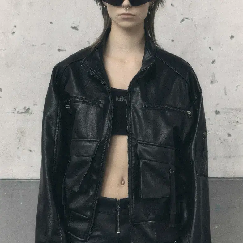 ジャケット・アウター Bohemian seoul leather blouson jumper Bohemian Seoul Leather Blouson Jumper | Bunjang Global