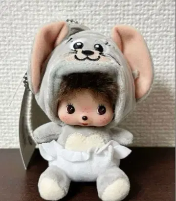 새상품 톰과 제리 x 몽치치 타피 베이비치치 얼굴 커다란 SS 키체인