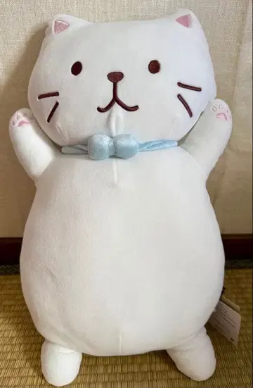 하핀즈 후쿠후쿠냥코 쫀득한 안고 인형 미니 시로타마짱