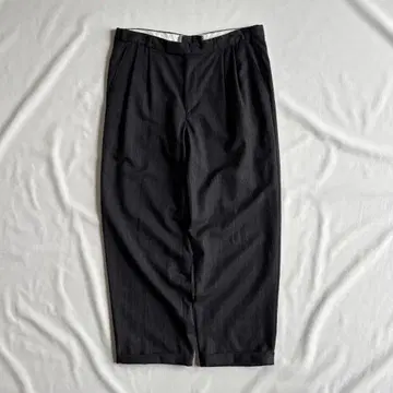 90s EURO VINTAGE 2-tuck stripe slacks