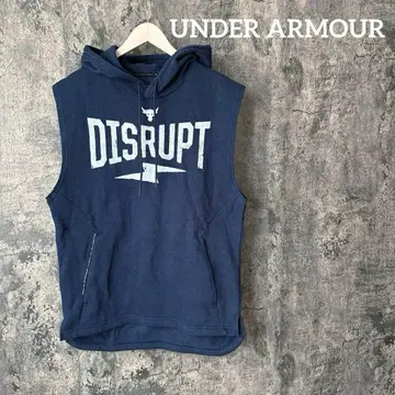 687 UNDER ARMOUR 후디 슬리브리스 상의 속기모