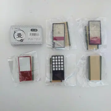 가챠 미니어처 다다미 마스코트 2 전 5종 컴프 세트