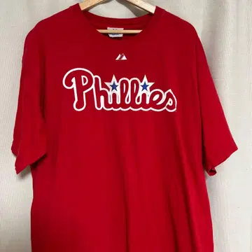 마제스틱 필리스 T셔츠 구제 의류 MLB 메이저리그 실착