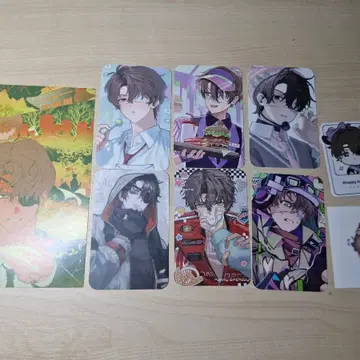괴담출근 괴출 백사헌 생일카페 생카 전프레 럭드 포카 엽서 스티커
