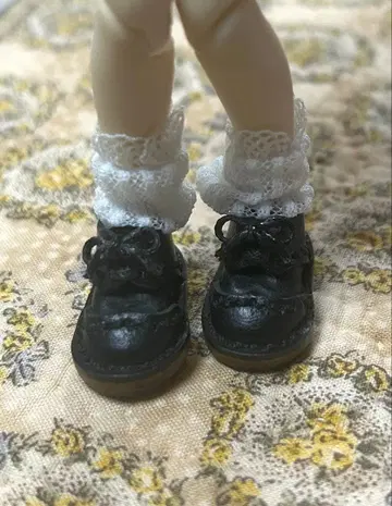 미디 브라이스 가죽 신발 블랙