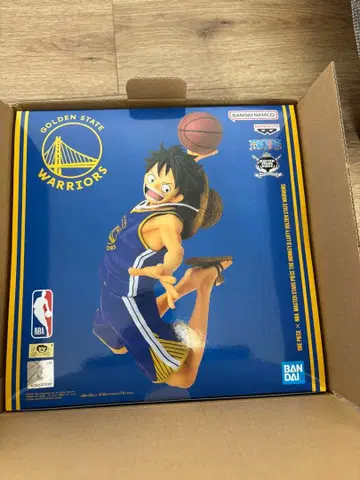 원피스 x NBA 루피 피규어 골든스테이트 워리어스