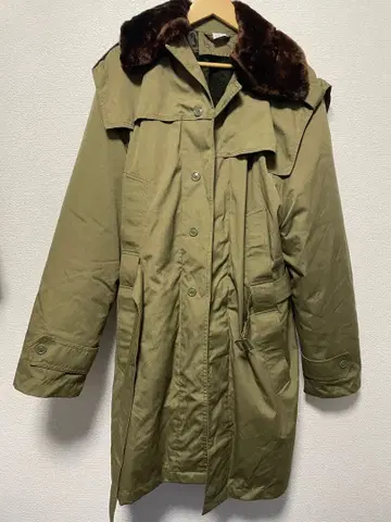 [ 루마니아군 실물 ] 미사용품 데드스탁 보아 칼라 오피서 코트