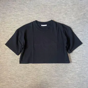 오버 사이즈 크롭 T셔츠 ZARA 숏 기장 블랙 인기