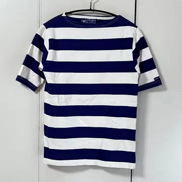 SAINT JAMES 세인트 제임스 T셔츠 보더 아이보리