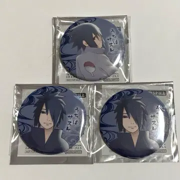 NARUTO 나루토 난자타운 미션 캔뱃지B 우치하 사스케 3개