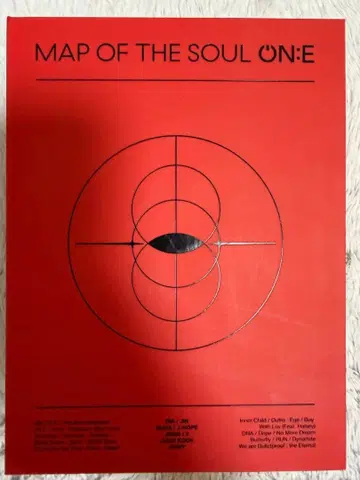 BTS MAP OF THE SOUL ON:E DVD