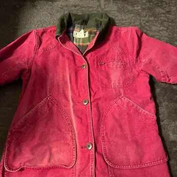 L.L.Bean 80s 핑크 커버올 헌팅 자켓