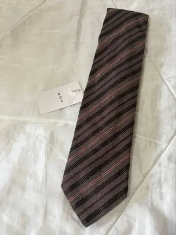 브라운 스트라이프 넥타이 abx 택 포함 새상품
