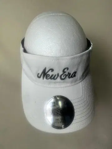 New Era 화이트 바이저 프리 사이즈