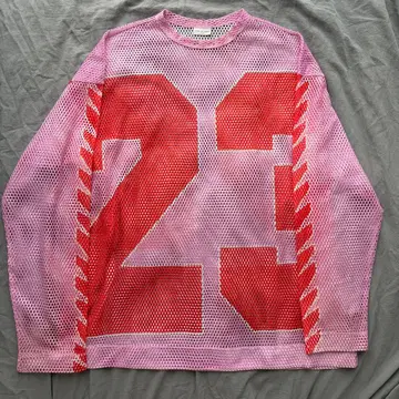 DRIES VAN NOTEN 메쉬 저지 셔츠