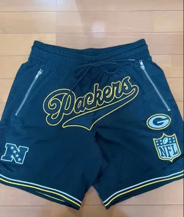 NFL Packers 메쉬 팬츠 그린 S 사이즈
