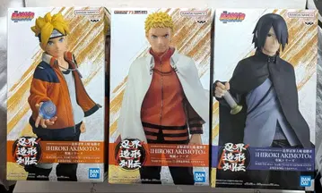 BORUTO NARUTO 볼트 사스케 나루토 인계 조형 피규어 3종 세트