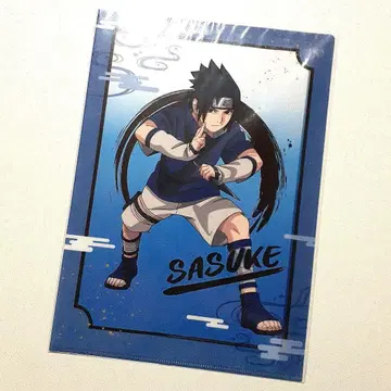 NARUTO 돌풍전 우치하 사스케 A4 클리어 파일 미개봉