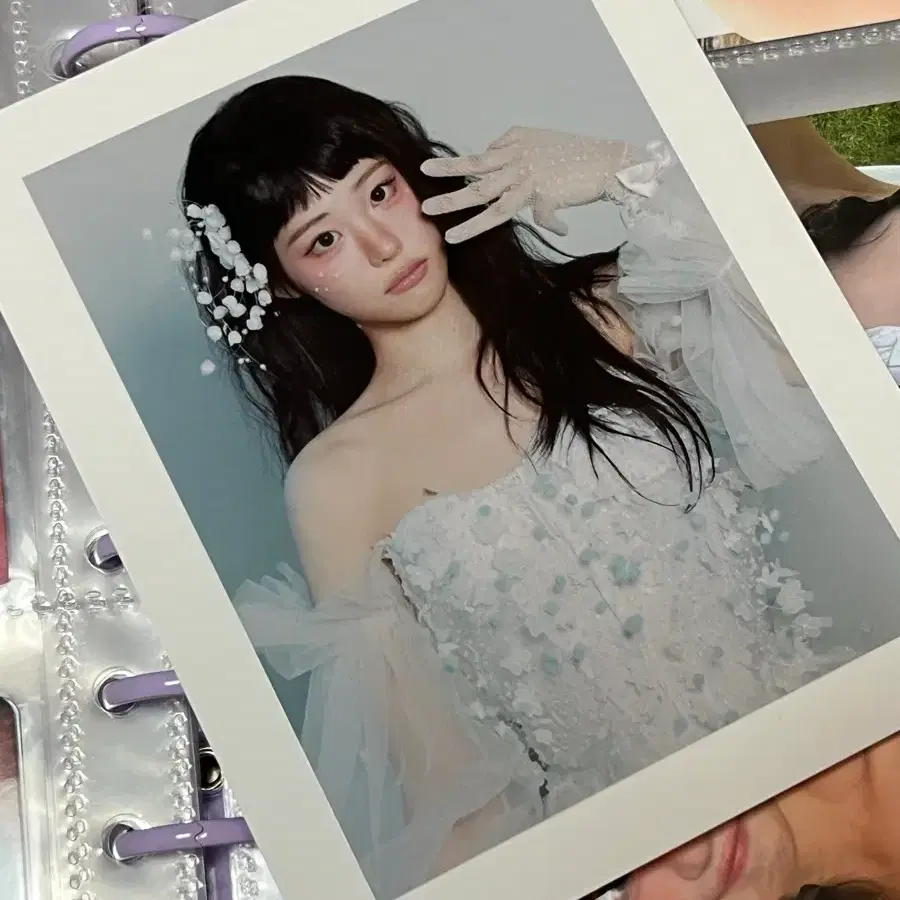 QWER Chodan sign polaroid #QWER쵸단,#쵸단싸인,#쵸단폴라로이드