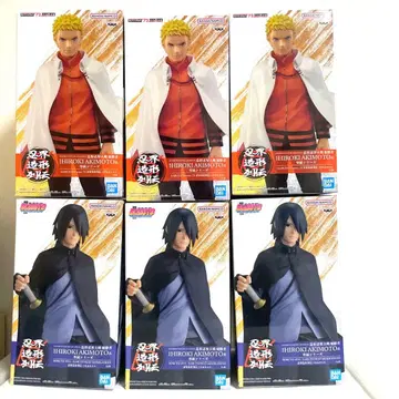 NARUTO 72 시리즈 72 인계 조형 열전 나루토 사스케 6개 세트