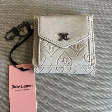 Juicy Couture 3단 폴더형 지갑 화이트