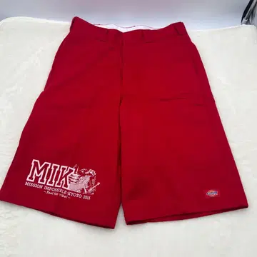 [ 미사용급 초레어 ] Dickies 디키즈 MIK 숏팬츠 레드