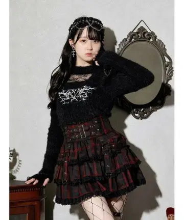 NOEMIE 암워머 니트 블랙 지뢰계 양산형 스나계 호비계정