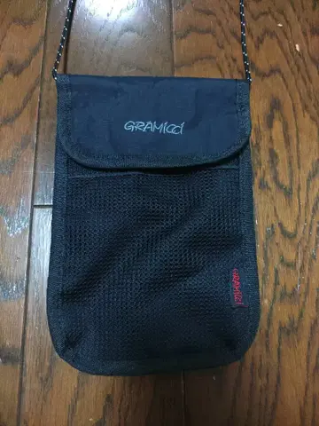 Gramicci 패스케이스 메쉬 블랙 사코슈 페스티벌 아웃도어