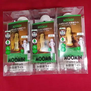 무민 방 조명 & 월 스티커 BOOK 3개 세트