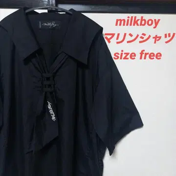 완판템 milkboy 밀크보이 마린셔츠 세일러셔츠 marine