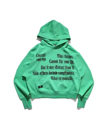 ANTIMID BIG LOGO HOODIE green
