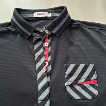 새상품급 SRIXON 여성용 골프 셔츠 블랙 L 스릭슨