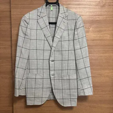 UNITED ARROWS 체크 무늬 비즈니스 자켓 44
