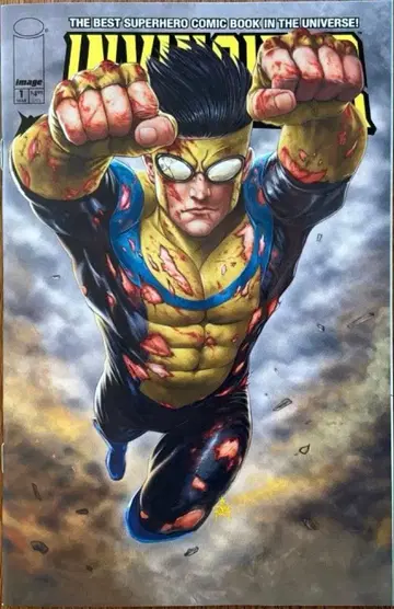 Invincible #1 익스클루시브 표지 아메리칸 코믹스 리프