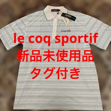택 포함 미사용 새상품 르꼬끄 스포르티브 남성용 골프 반팔 피케 셔츠
