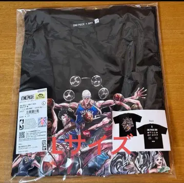 원피스 x NBA T-Shirts GROUP ART 블랙 L