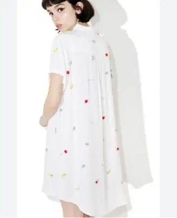 [ 레어 ] LAZY OAF 레이지 오프 장미 셔츠 원피스 ML