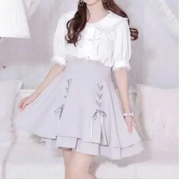 새상품급 NOEMIE 레이스 세일러 블라우스