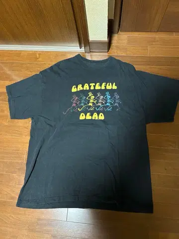 Grateful Dead T셔츠 블랙 그레이트풀 데드