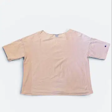 90s Champion 리버스 위브 T셔츠 옅은 핑크 M 남성용