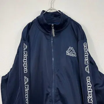 00s y2k 카파 트랙 자켓 저지 네이비
