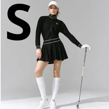 완판템 XEXYMIX 메쉬 플레어 스커트 블랙 S 사이즈 미사용 새상품