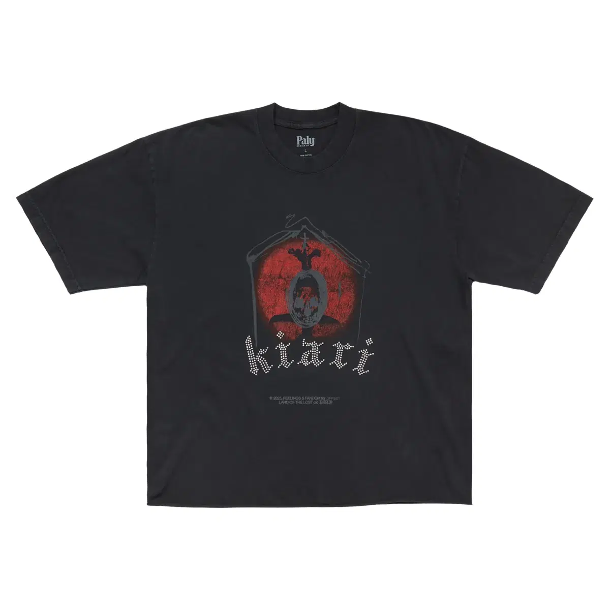 팔리 할리우드 for kiari offset 티셔츠 M사이즈 | 브랜드 중고거래 